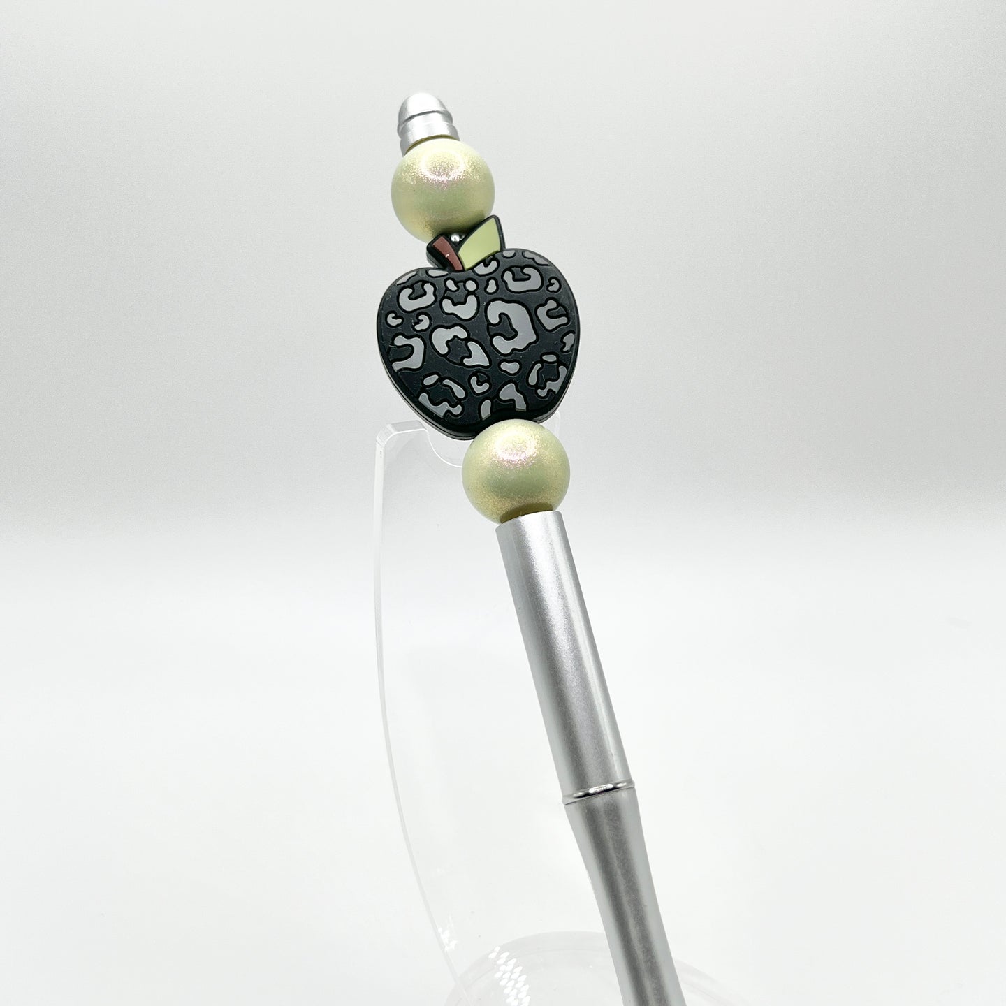 Black Leopard Apple Metal Pen